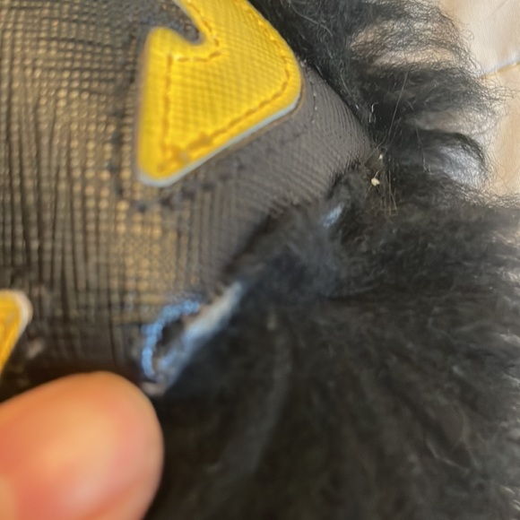 Vintage used preloved fendi fur monster charm keychain purse bag attachment - Picture 2 of 9